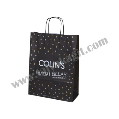 COLIN'S - Beyaz Kraft Poşet | Talya Kağıt