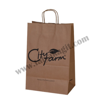 CITY FARM - Esmer Kraft Poşet | Talya Kağıt